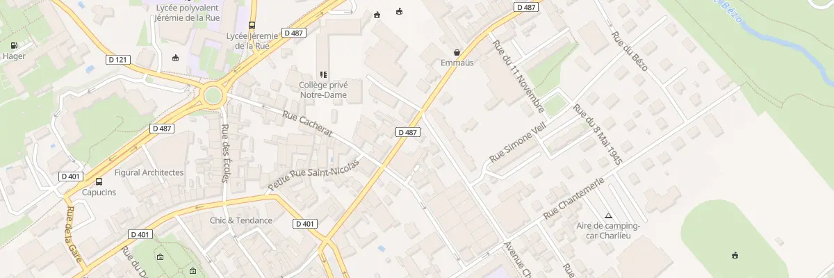 Plan du 14 Rue Jean Jaurès à Charlieu
