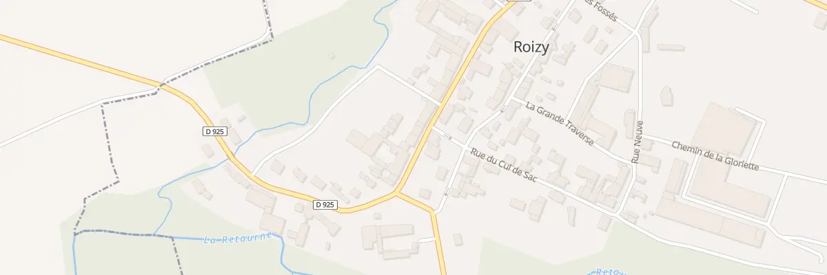 Plan du 30 Gr Grande Rue à Roizy
