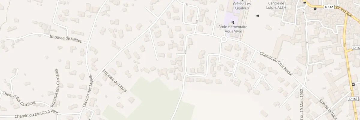 Plan du 227 Rue Jeanne et Marcel Encontre à Aigues-Vives