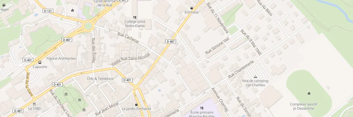 Plan du 3 Rue du Treuil Buisson à Charlieu