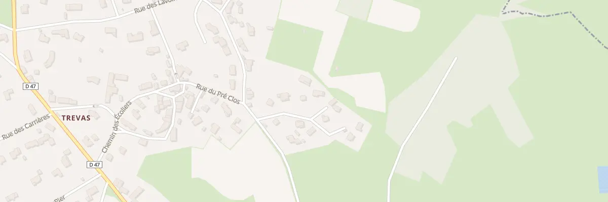 Plan du 5216 Trevas aux Villettes