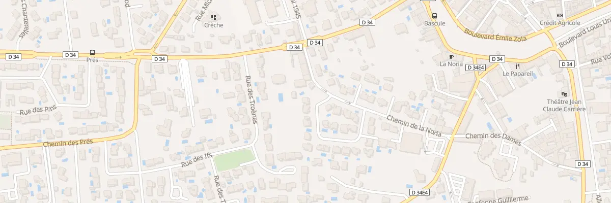 Plan du 2 Rue des Amandiers à Marsillargues