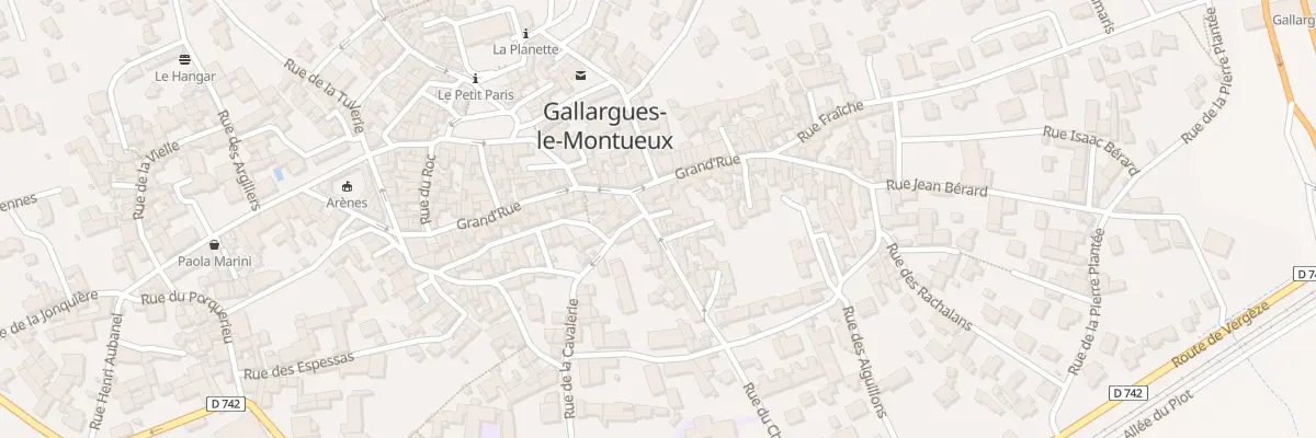 Plan du 6 Imp Ferdinand Sarradon à Gallargues-le-Montueux