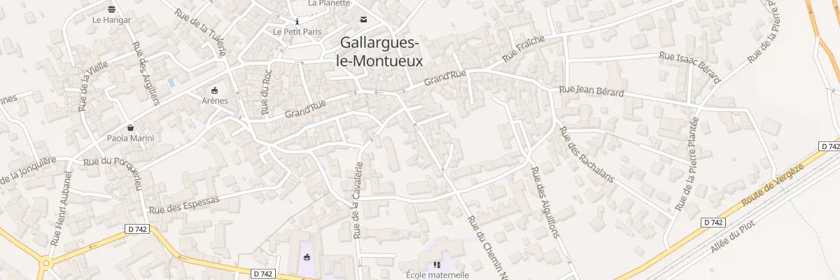Plan du 5 Rue du Chemin Neuf à Gallargues-le-Montueux