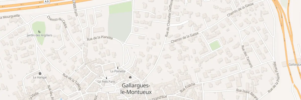 Plan du 14 Rue du Chevalier Defferre à Gallargues-le-Montueux