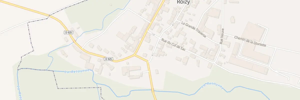 Plan du 10B Ptr Petite Rue à Roizy