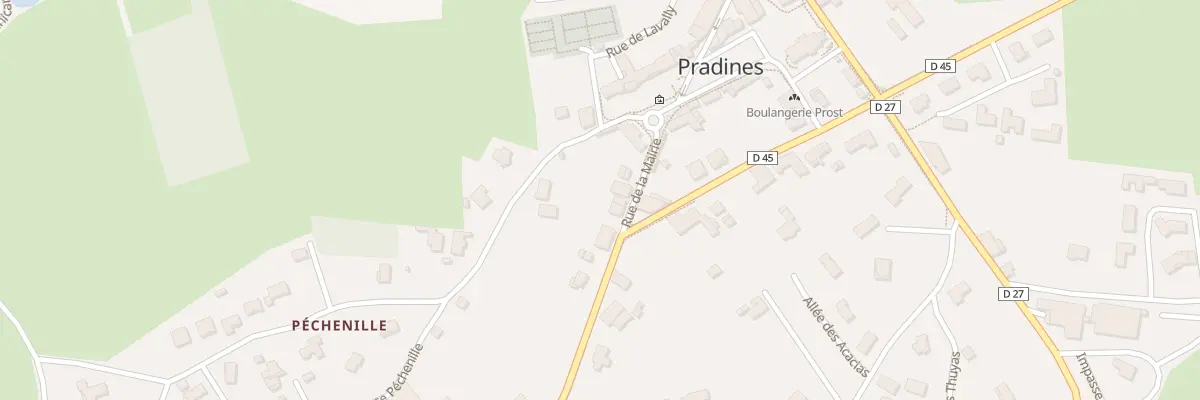 Plan du 58 Rue de la Mairie à Pradines