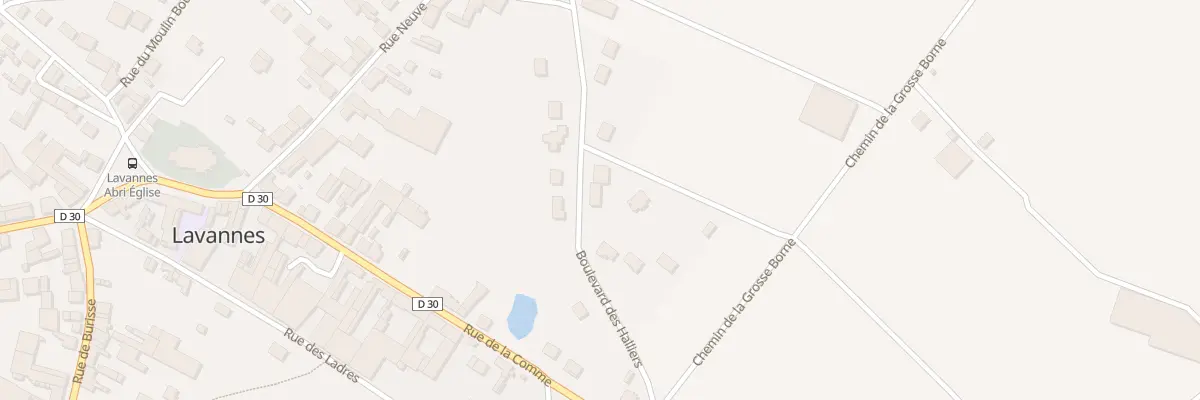 Plan du 8 Bd des Halliers à Lavannes