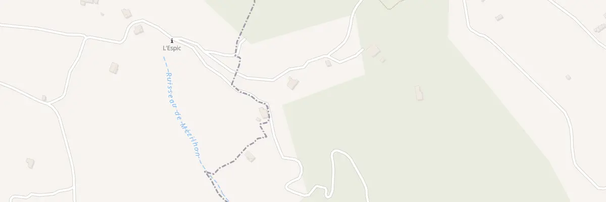 Plan du 5013A L’Espic à Saint-Genest-de-Beauzon