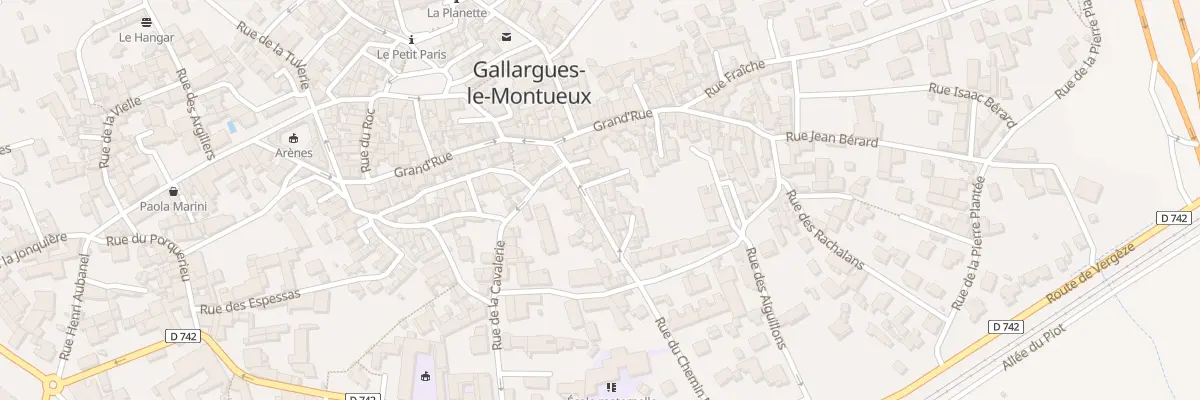 Plan du 8 Rue du Chemin Neuf à Gallargues-le-Montueux