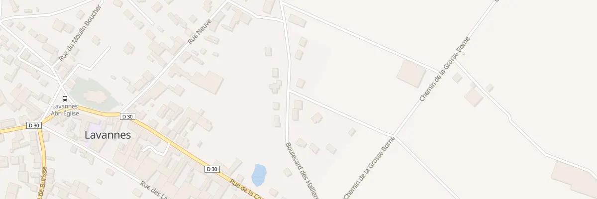 Plan du 10 Bd des Halliers à Lavannes