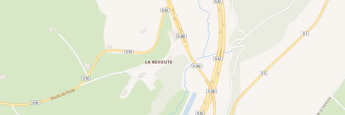 Plan du 5331 La Revoute à Saint-Marcel-de-Félines