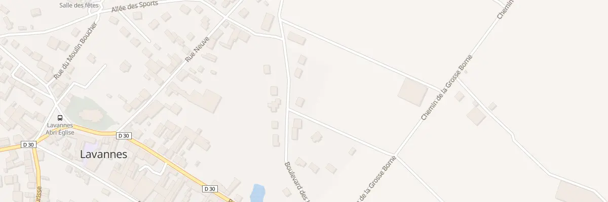 Plan du 12 Bd des Halliers à Lavannes