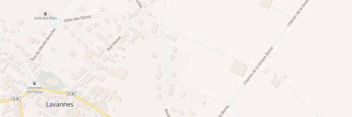 Plan du 16 Bd des Halliers à Lavannes