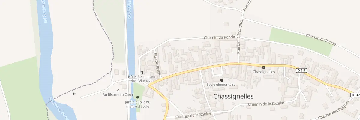 Plan du 64 Grande Rue à Chassignelles