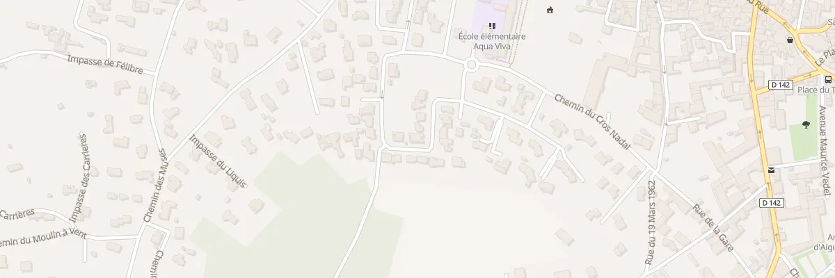 Plan du 84 Rue Jeanne et Marcel Encontre à Aigues-Vives
