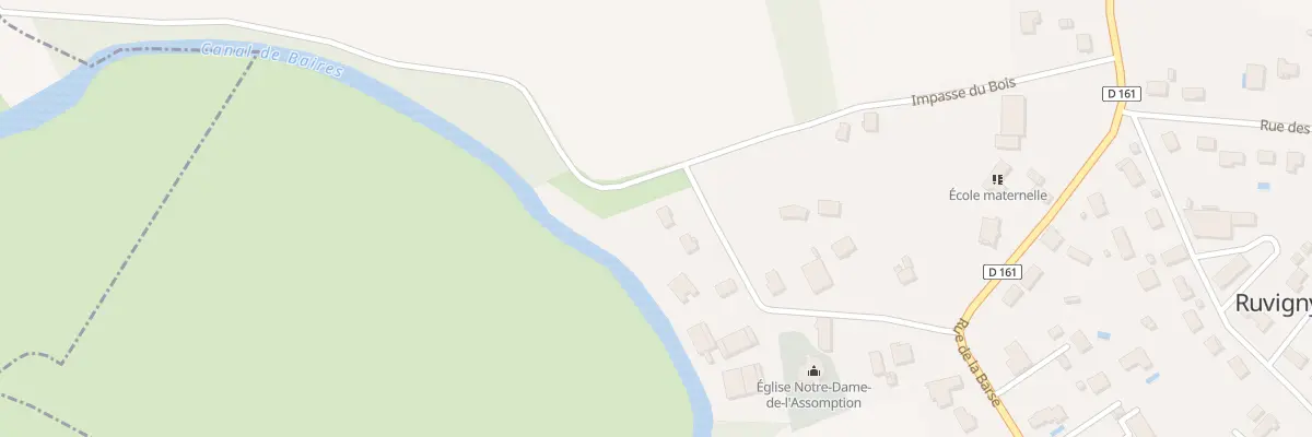 Plan du 9 Rue de l’Eglise à Ruvigny