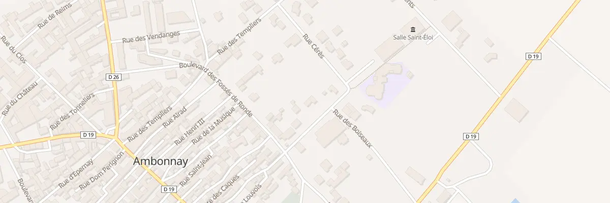 Plan du 5 Rue Saint-Eloi à Ambonnay