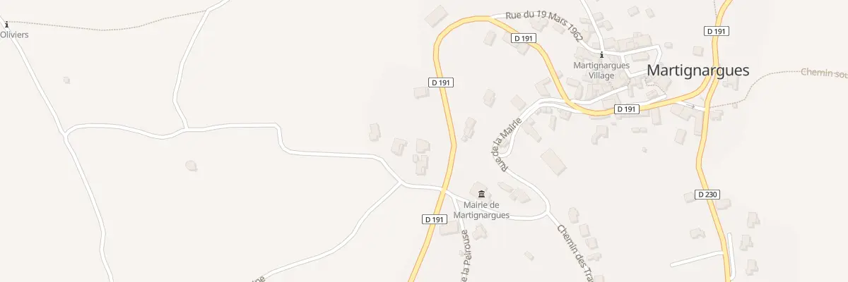 Plan du 40 Che du Réservoir à Martignargues