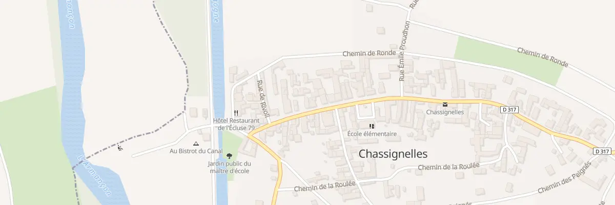 Plan du 60 Grande Rue à Chassignelles