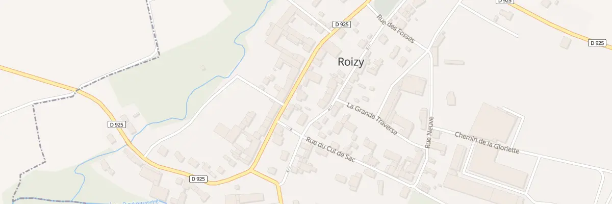 Plan du 5046 Le Village à Roizy