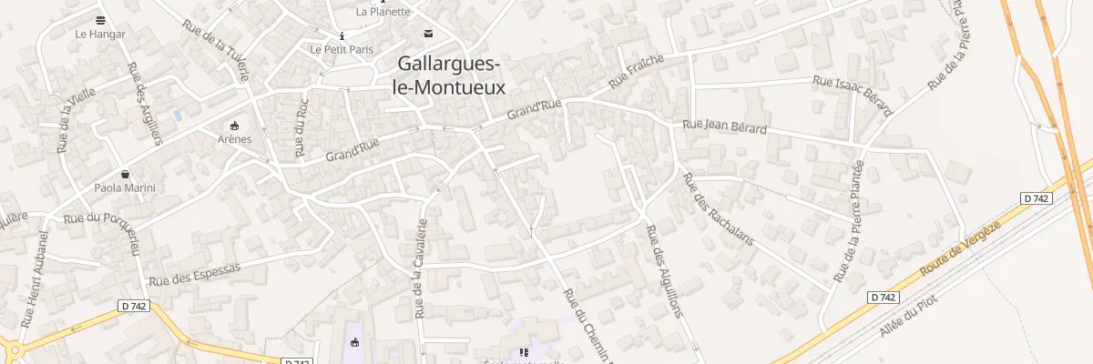Plan du 1 Imp de la Maurelle à Gallargues-le-Montueux