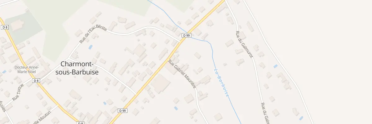 Plan du 1 Rue Gabriel Maurière à Charmont-sous-Barbuise