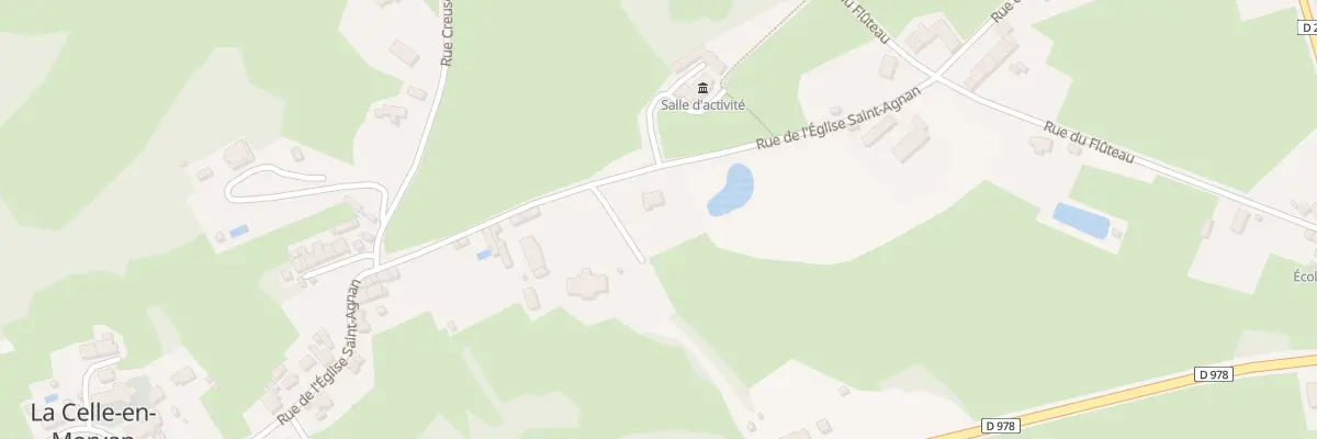Plan du 46 Rue de l’Église Saint Agnan à La Celle-en-Morvan