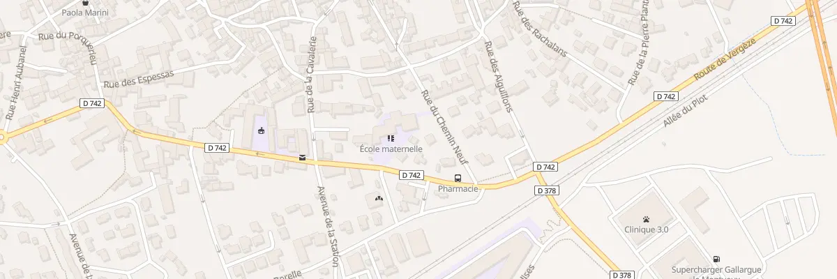 Plan du 19 Rue du Chemin Neuf à Gallargues-le-Montueux