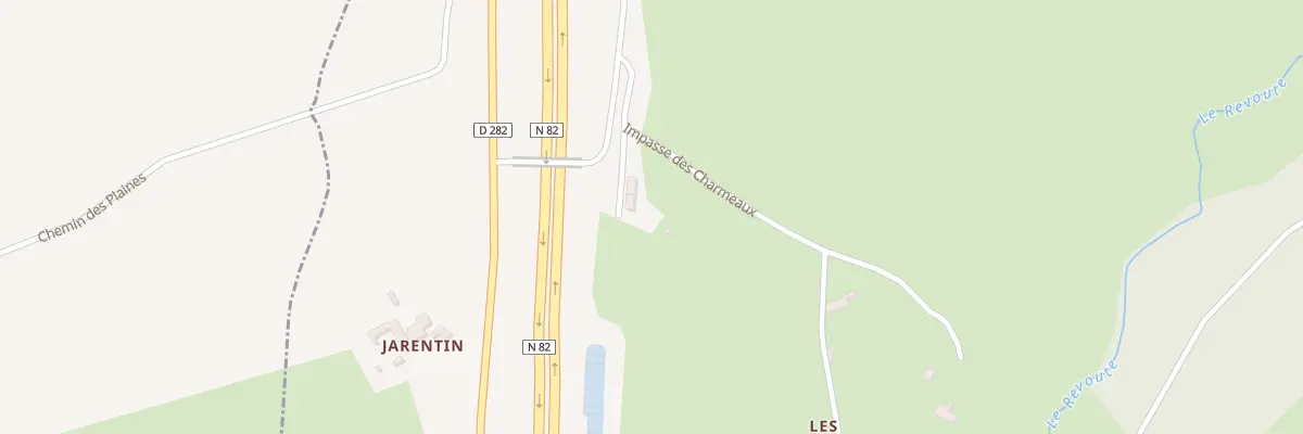 Plan du 55 Che des Charmeaux à Saint-Marcel-de-Félines