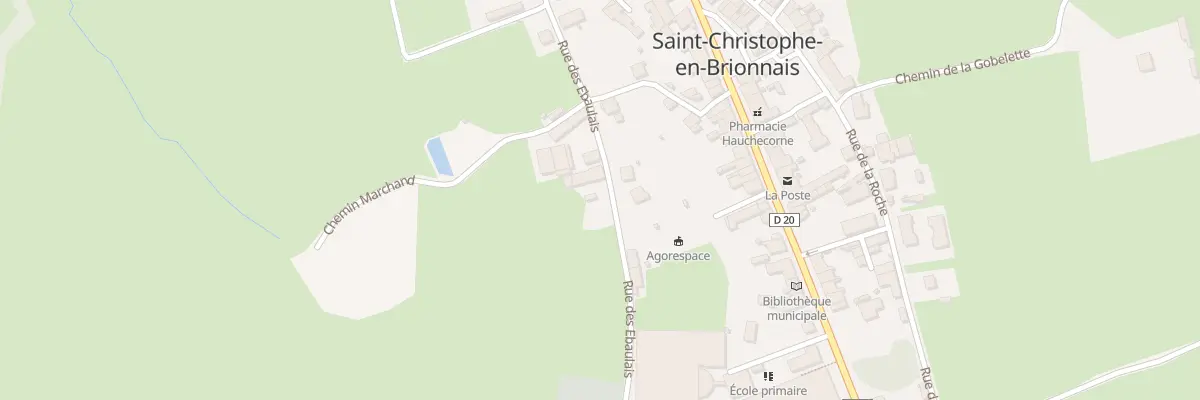 Plan du 10 Rue des Ebaulais à Saint-Christophe-en-Brionnais