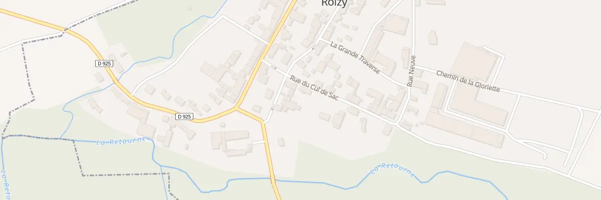 Plan du 5027 Le Village à Roizy