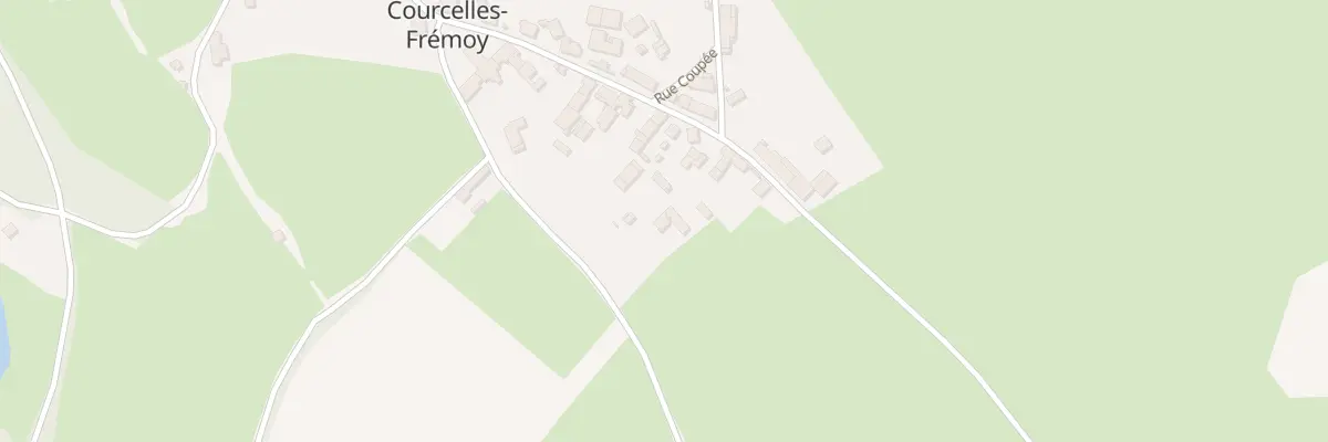 Plan du 16F Rue Gueneau à Courcelles-Frémoy