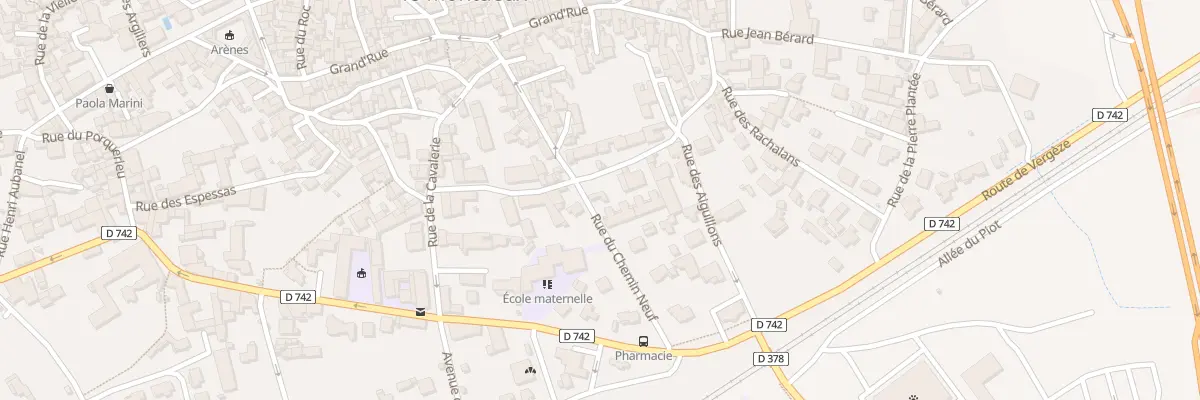 Plan du 20 Rue du Chemin Neuf à Gallargues-le-Montueux