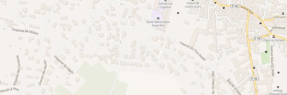 Plan du 37 Rue Jeanne et Marcel Encontre à Aigues-Vives