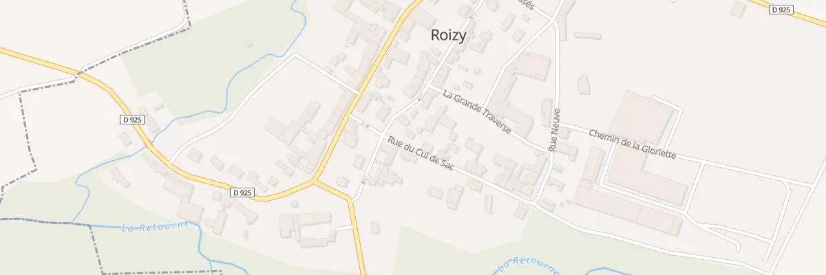 Plan du 5029 Le Village à Roizy