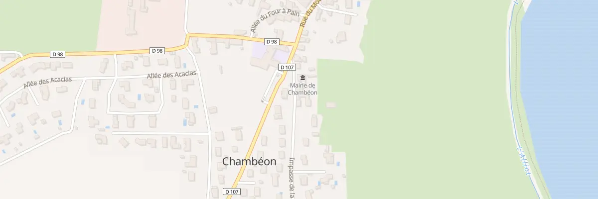 Plan du 9 Imp de la Mairie à Chambéon