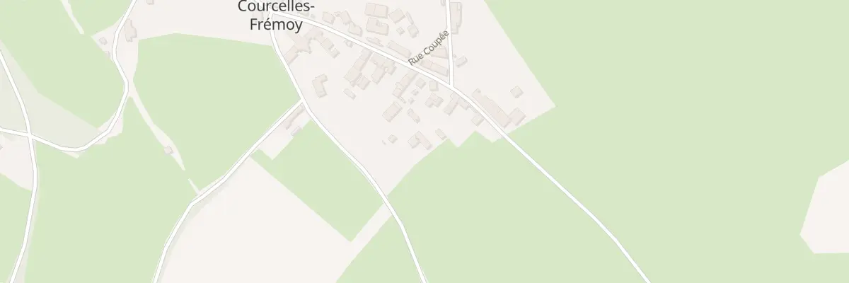 Plan du 16G Rue Gueneau à Courcelles-Frémoy