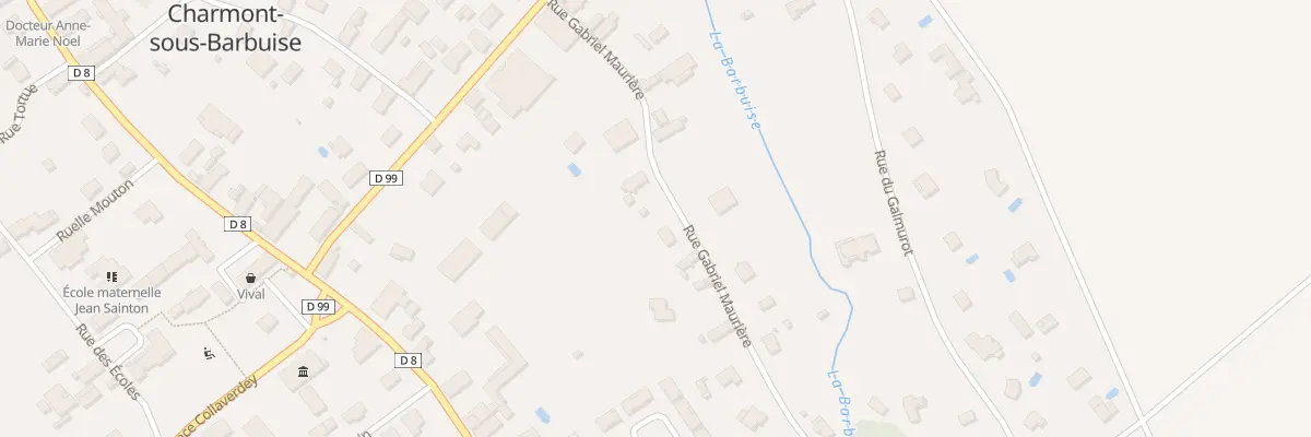 Plan du 10 Rue Gabriel Maurière à Charmont-sous-Barbuise