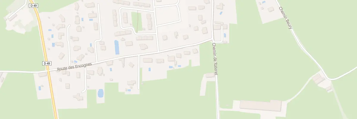 Plan du 583 Rte des Encognes à Chandon