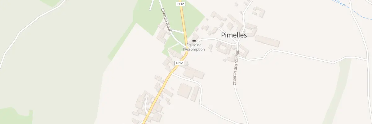 Plan du 1 Rue Haute à Pimelles