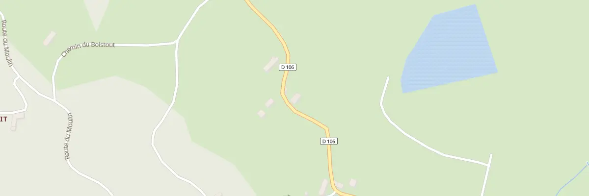 Plan du 105 Rte de Chamboux à Champeau-en-Morvan