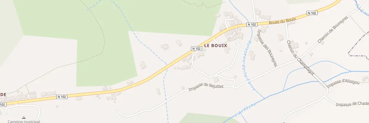 Plan du 650 Rte du Bouix à Barnas