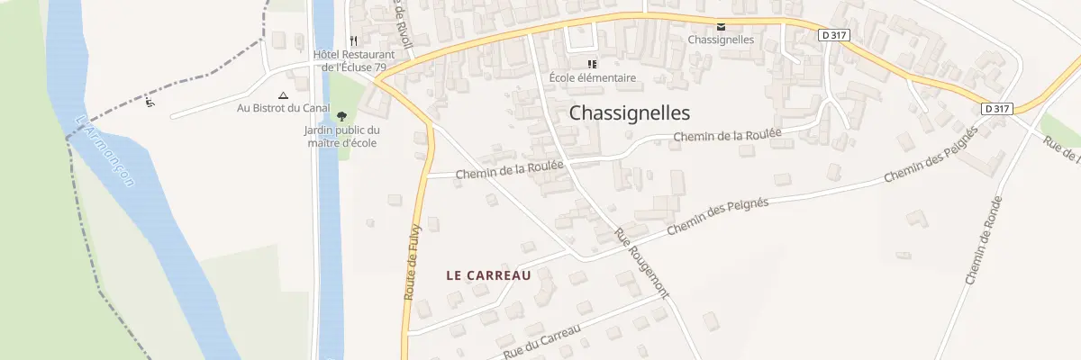 Plan du 18 Che des Peignés à Chassignelles