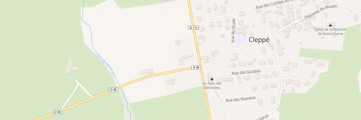 Plan du 356 Rte de Sainte-Foy à Cleppé