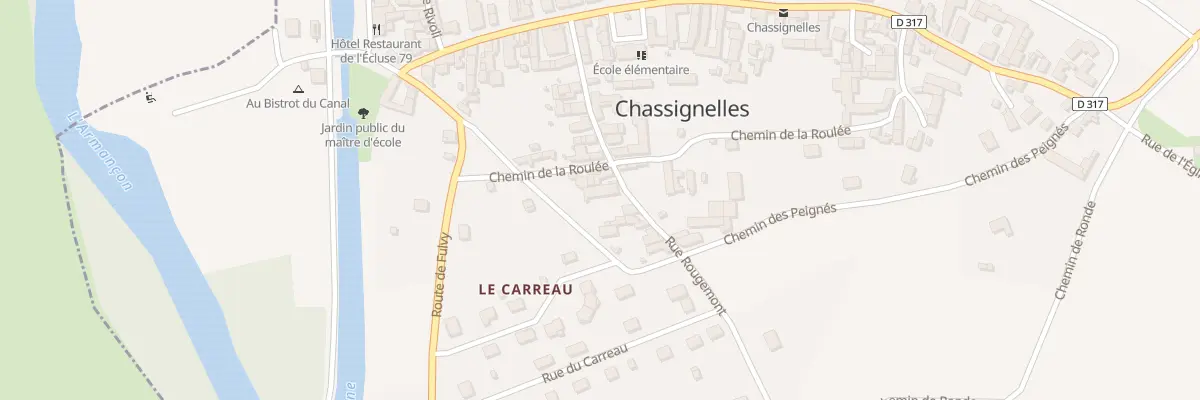 Plan du 18 Rue Rougemont à Chassignelles
