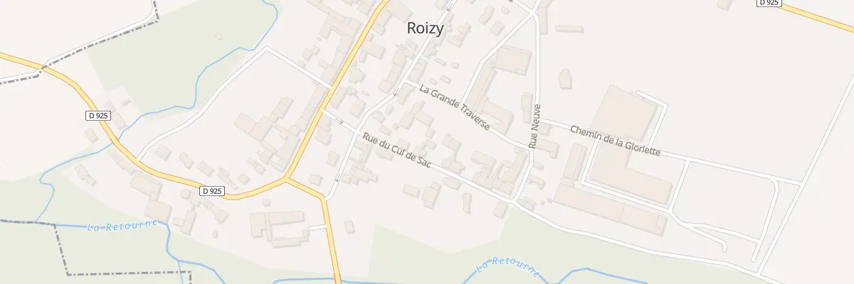 Plan du 5025 Le Village à Roizy