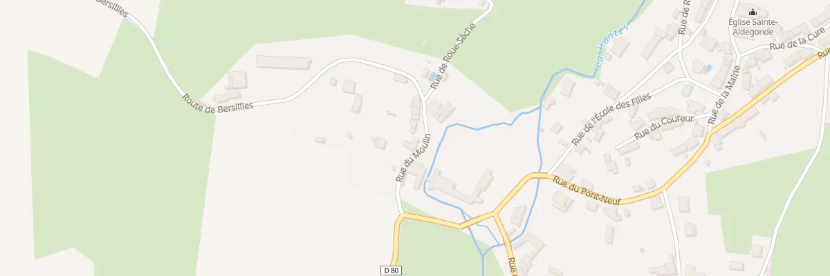 Plan du 66 Rue du Moulin à Bousignies-sur-Roc