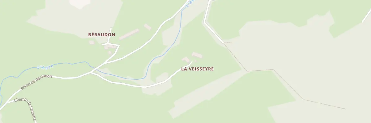 Plan du 620 Rte de Béraudon à Araules