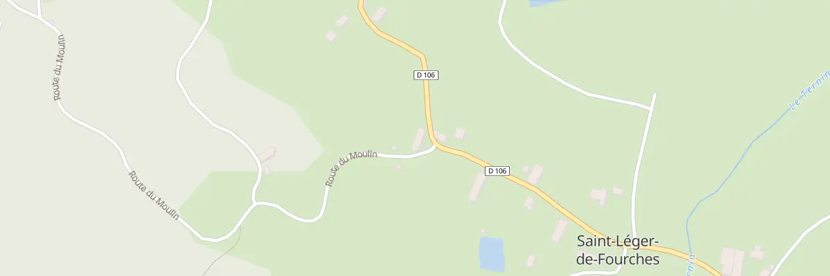 Plan du 110 Rte de Chamboux à Champeau-en-Morvan